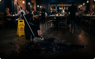 Spills in Stores or Restaurants